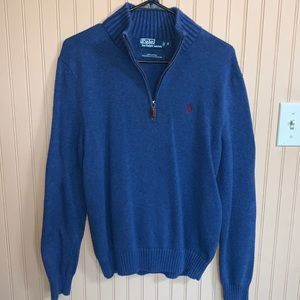 Blue Ralph Lauren Quarter Zip Pullover Size: Small